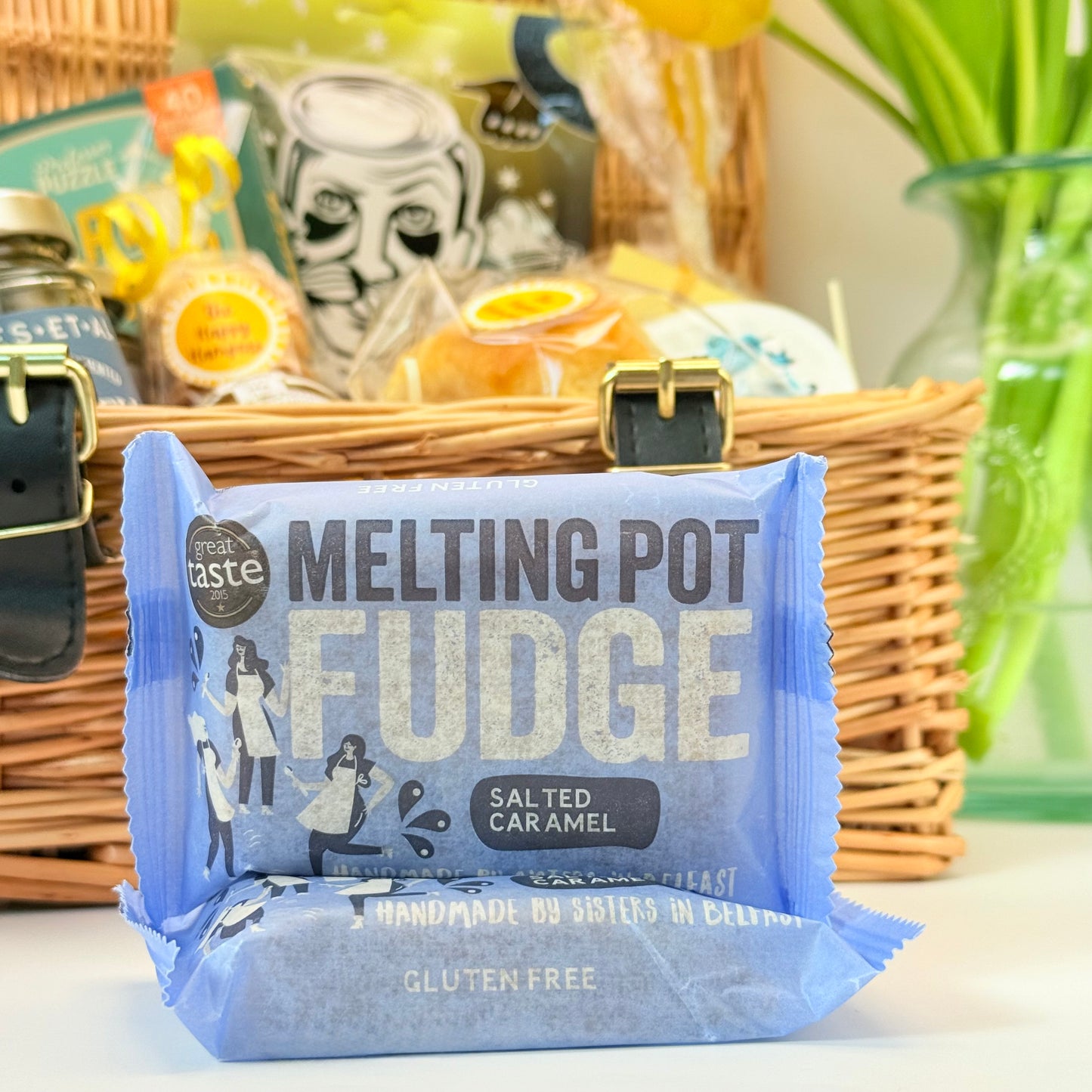 Salted caramel fudge