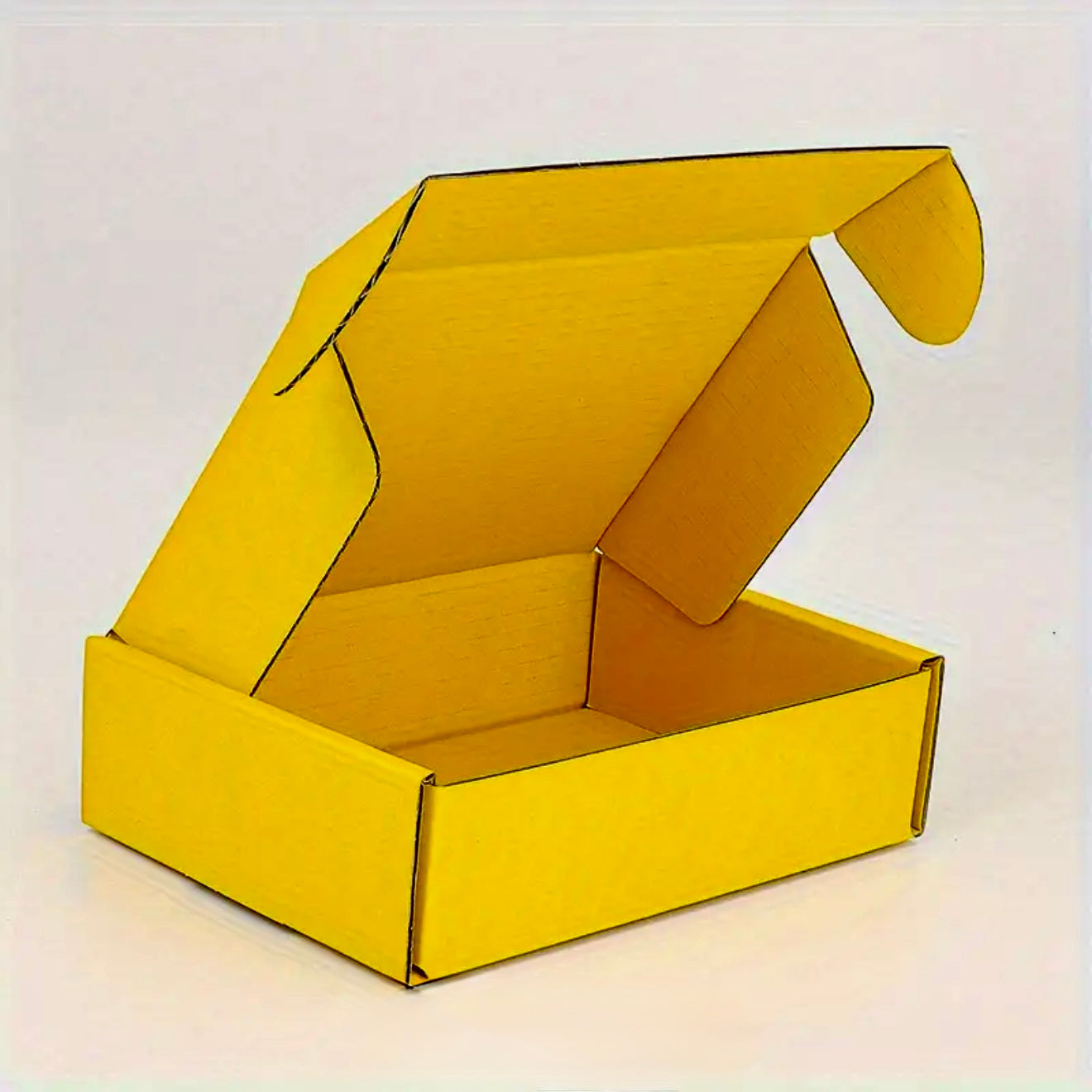 Yellow mailing box