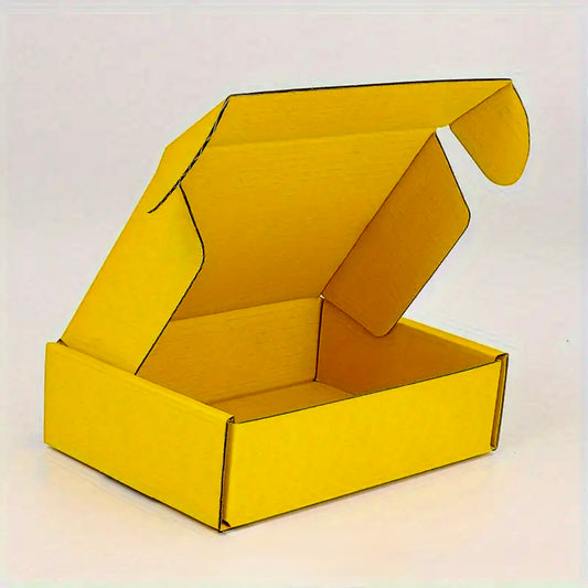 Yellow mailing box