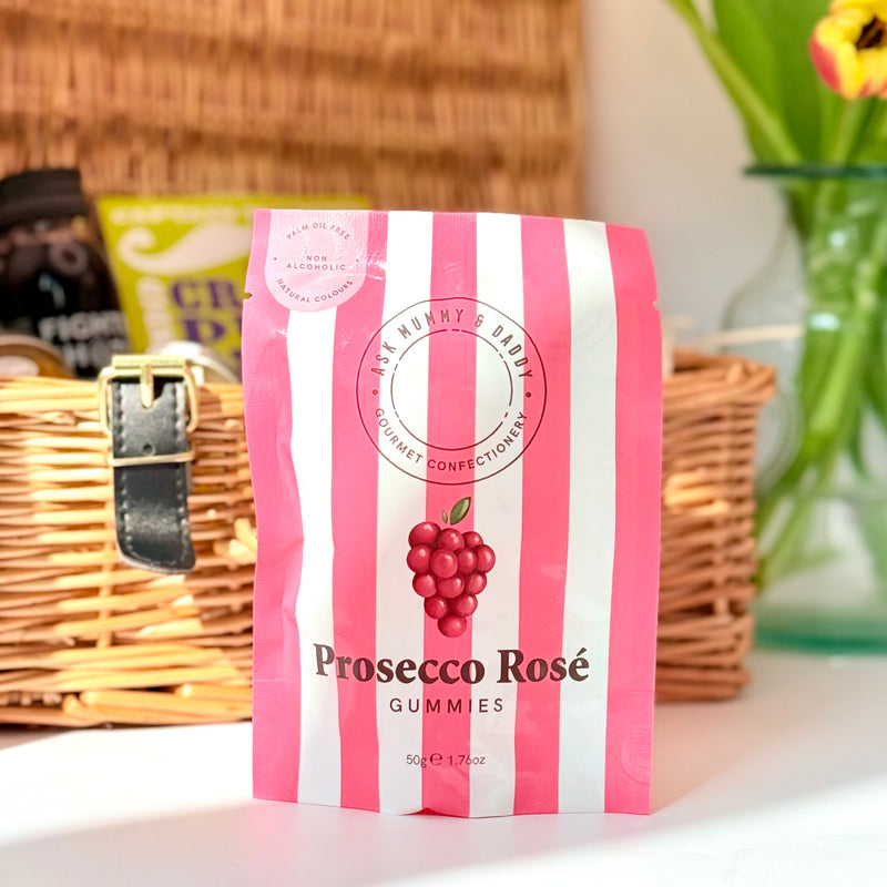 Prosecco rosé gummies